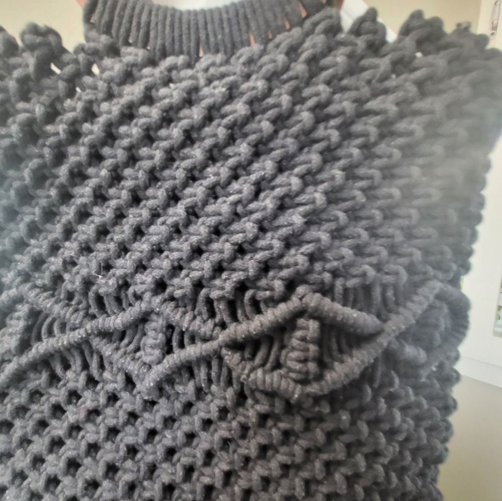 Danielle Nicole, Macrame Cross Body Bag, Black - image 4